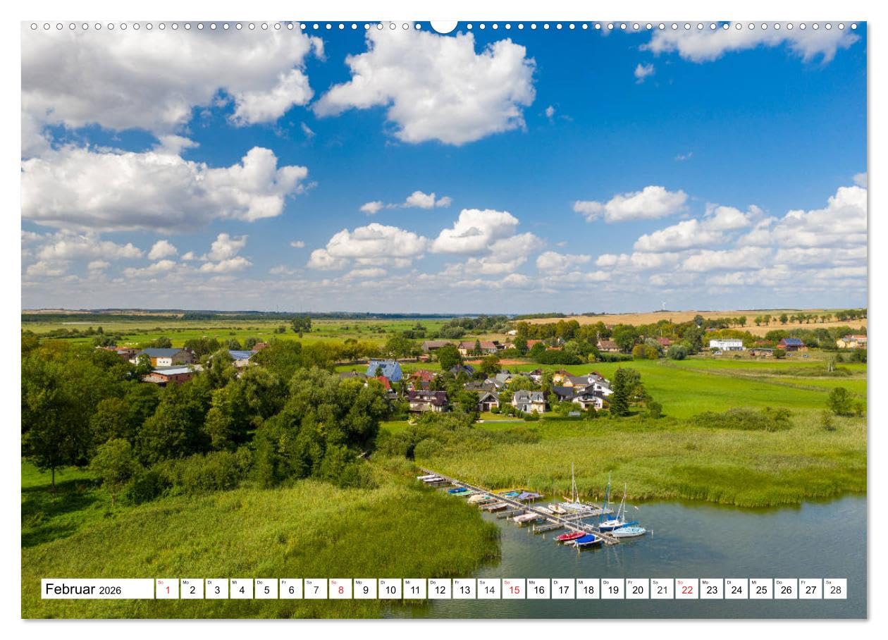 Die Uckermark - Eine Reise durch die Toskana des Nordens (hochwertiger Premium Wandkalender 2026 DIN A2 quer), Kunstdruck in Hochglanz: Reizvolle Landschaften und Orte der Uckermark (CALVENDO Natur)