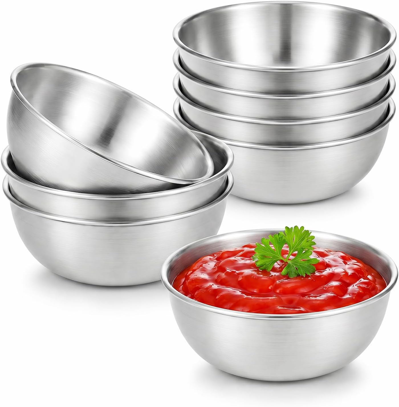 Tifanso 8PCS Stainless Steel Dipping Bowls Deal: Save 10% at Amazon