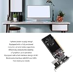 GT610 Graphics Card, 2GB DDR3 64bit Desktop PC Video Card, 810MHz Memory 1000MHz Core, 2560x1600 Resolution, PCI Express 2.0, HDMI DVI VGA for Office or Home Computer
