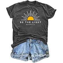 Christian Shirts for Women God is Good Graphic Tshirt Bible Religious Sayings Inspirational Tee Tops