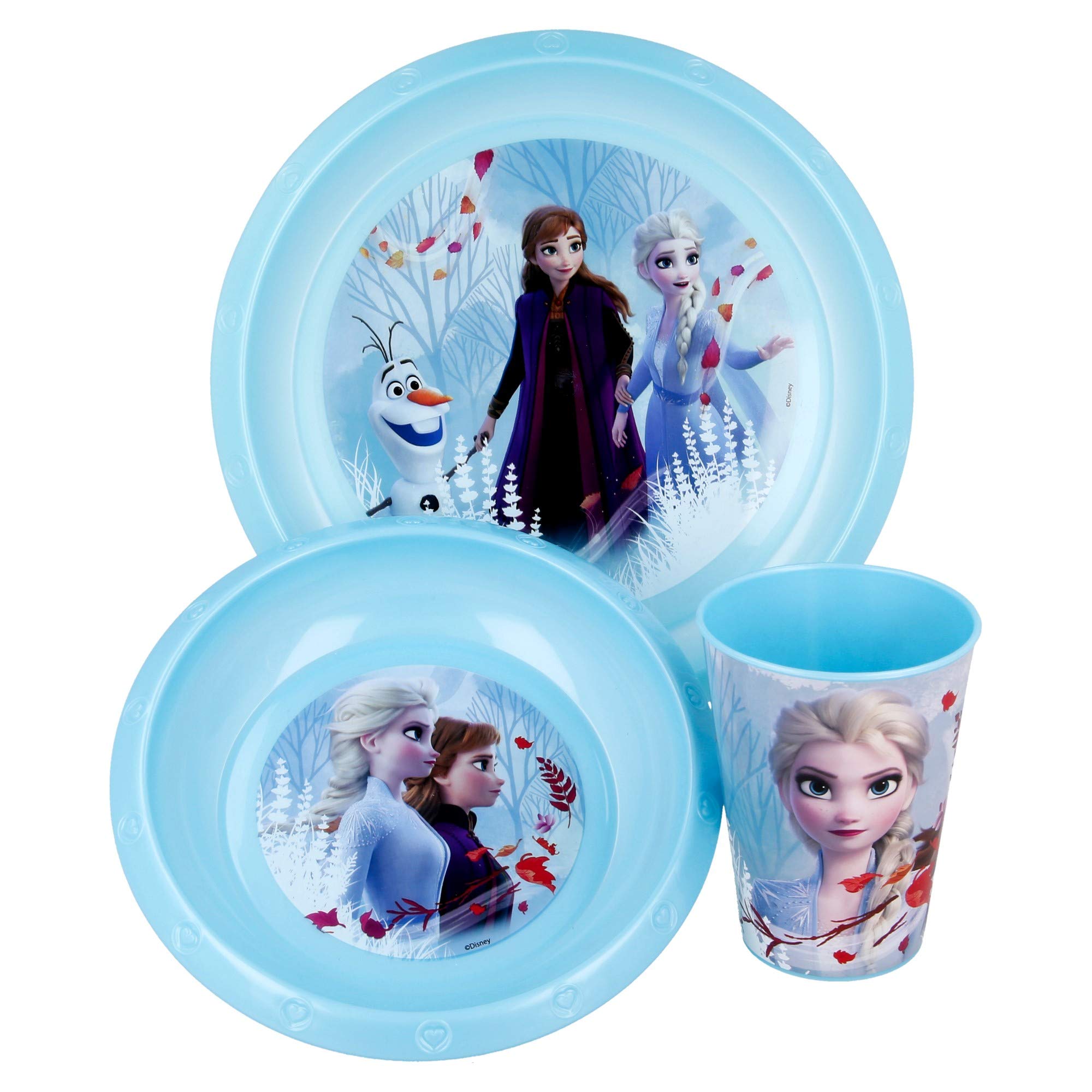 Stor 3 Pcs Easy Set In Gift Box Frozen II Blue Forest