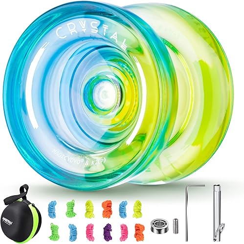 Miniatura 2 de Paquete de 2 Yoyos de doble propósito, Yoyos receptivos K2 para niños principiantes, Yoyo N11 sin respuesta para jugadores avanzados, cada uno con