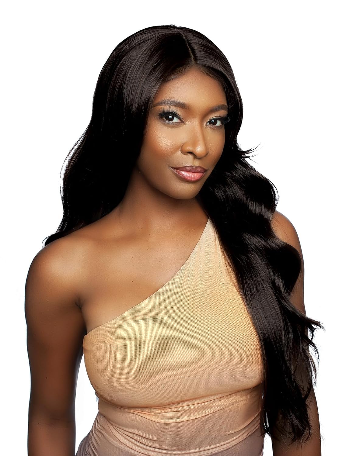 Mane Concept Red Carpet Synthetic HD 4"" Deep Part Lace Front Wig - RCHW264 WEAR ME 4 (2), 2 Dark Brown