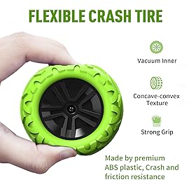 Amicool Remote Control Car Boy with Headlight, Hobby RC Car Stunt Kids Toy Gift for Boys Girls 6+ Years, Electric 4WD 2.4Ghz Double Side Rotating Race Vehicle 360 Flips Offroad Birthday Xmas