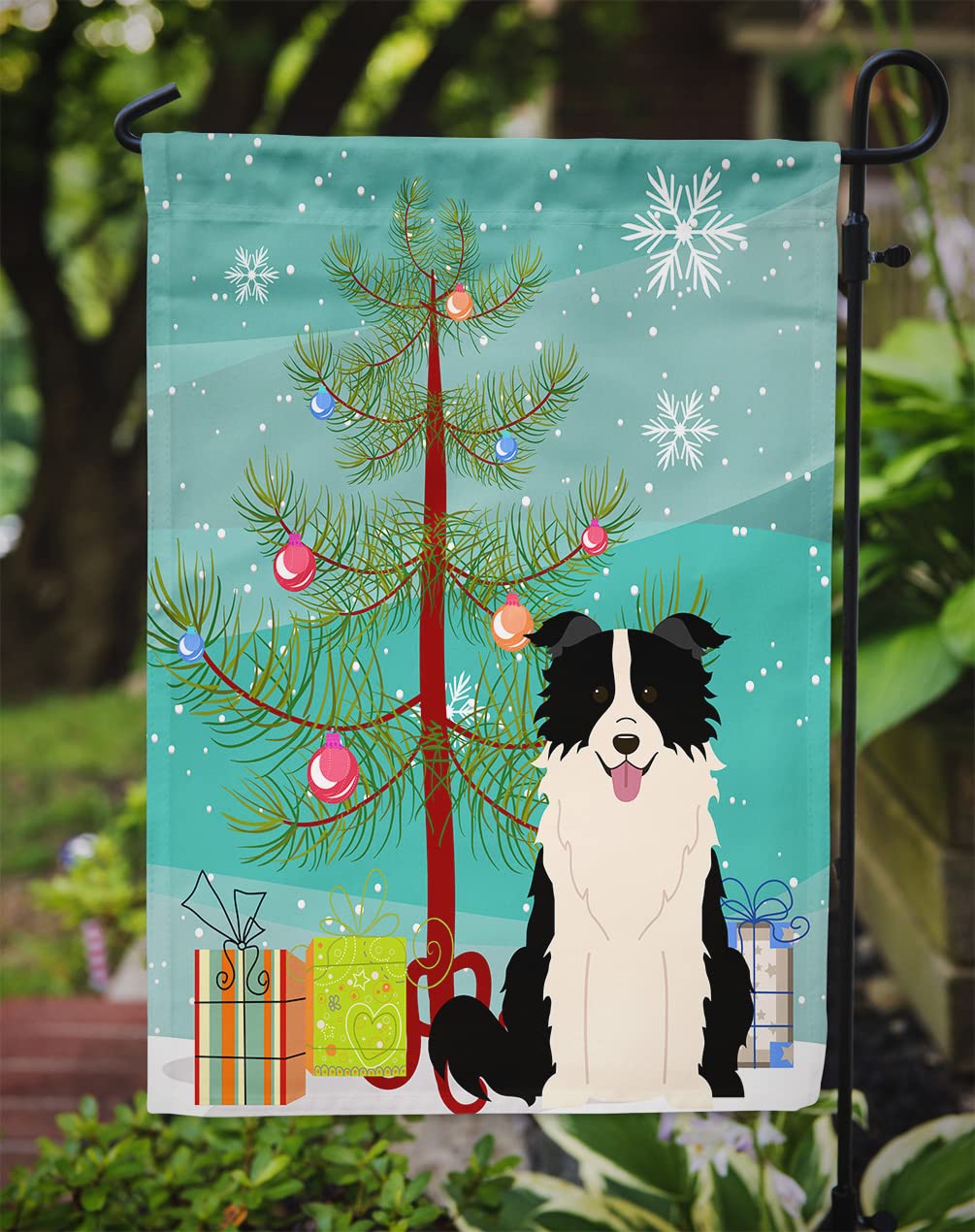 Caroline BB4232CHF Merry Christmas Tree Pechinese Nero