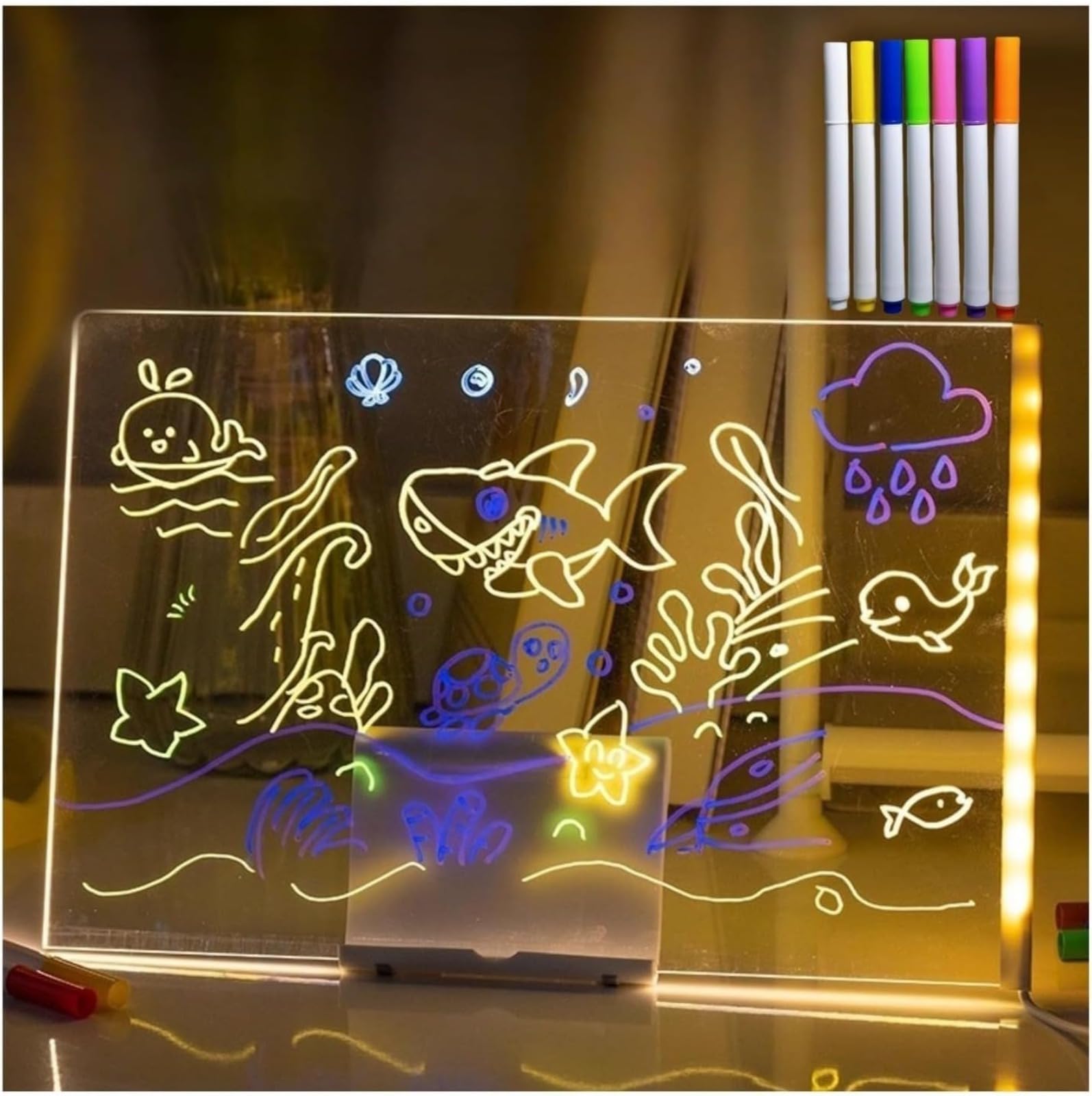 Tableau LED effaçable pour ne plus oublier vos tâches quotidiennes importantes - 8