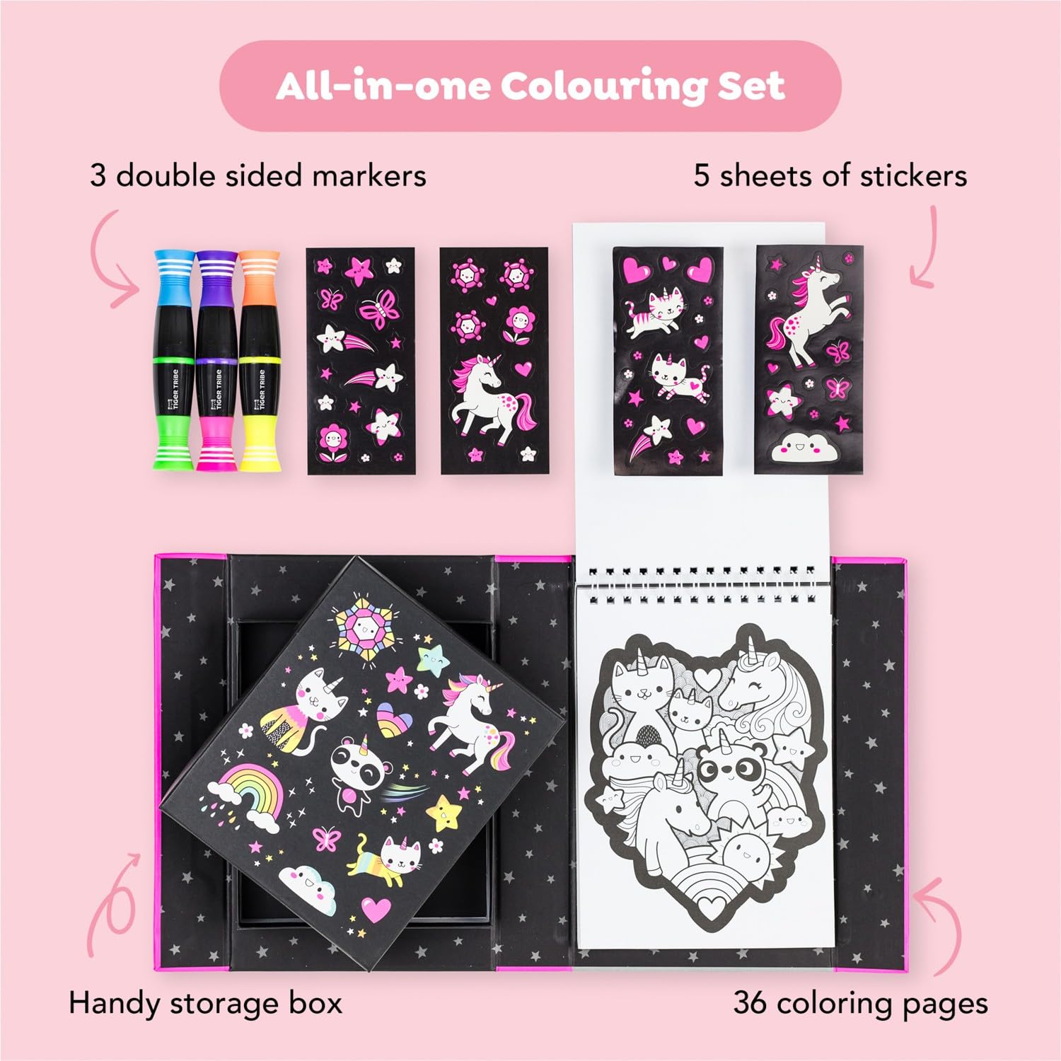 Shukqueen Kit Pittura Ad Olio Fai Da Te – Unicorno Arcobaleno 40x50 Cm – Per Adulti E Bambini Principianti