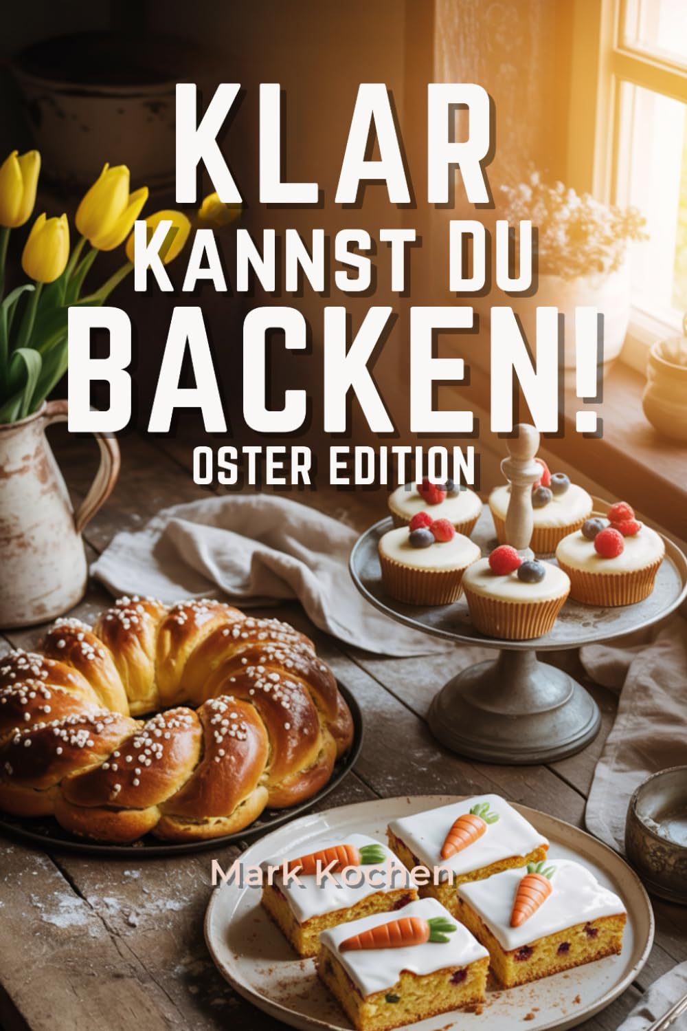 Klar kannst du Backen – Oster Edition: Das ultimative Oster-Backbuch mit über 50 Rezepten für die ganze Familie. Klassische Osterkränze , saftige Karottenkuchen , schnelle Desserts