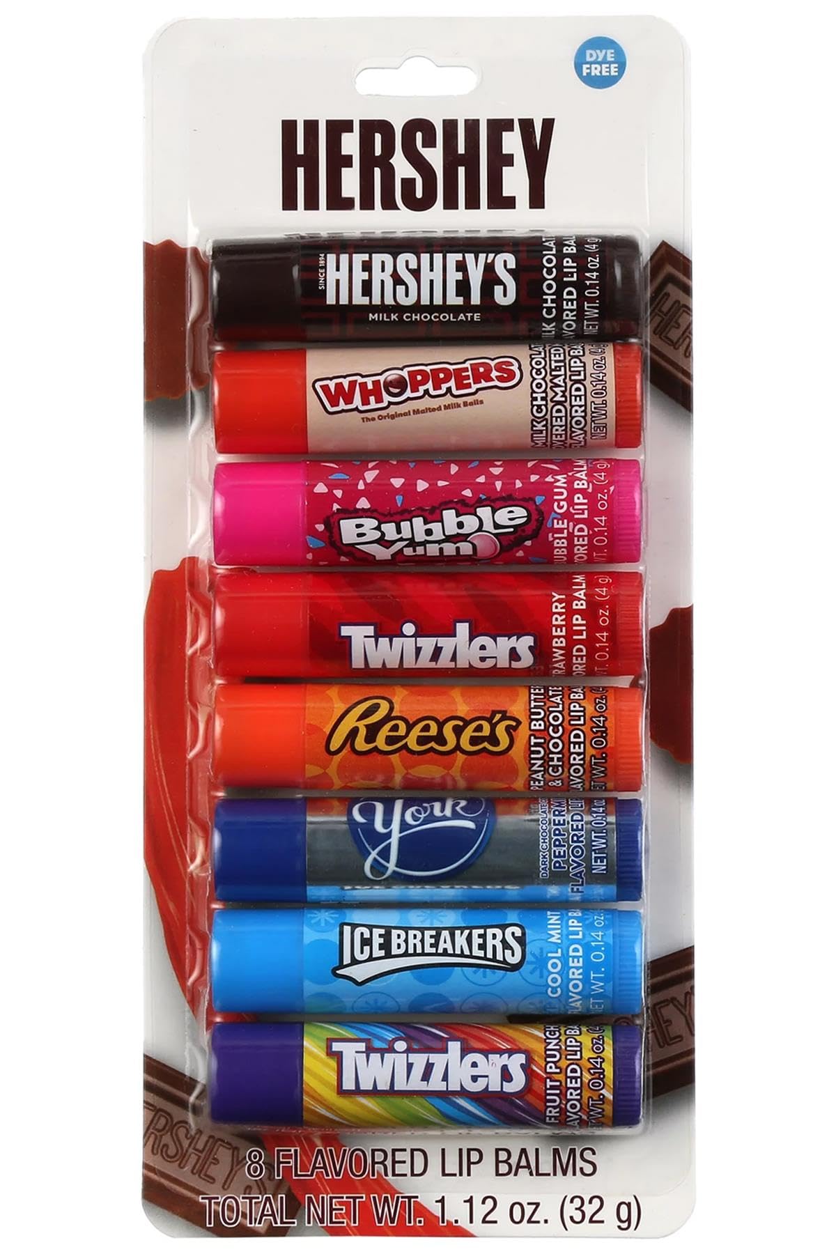 Hersheys 8pk Lip Balm