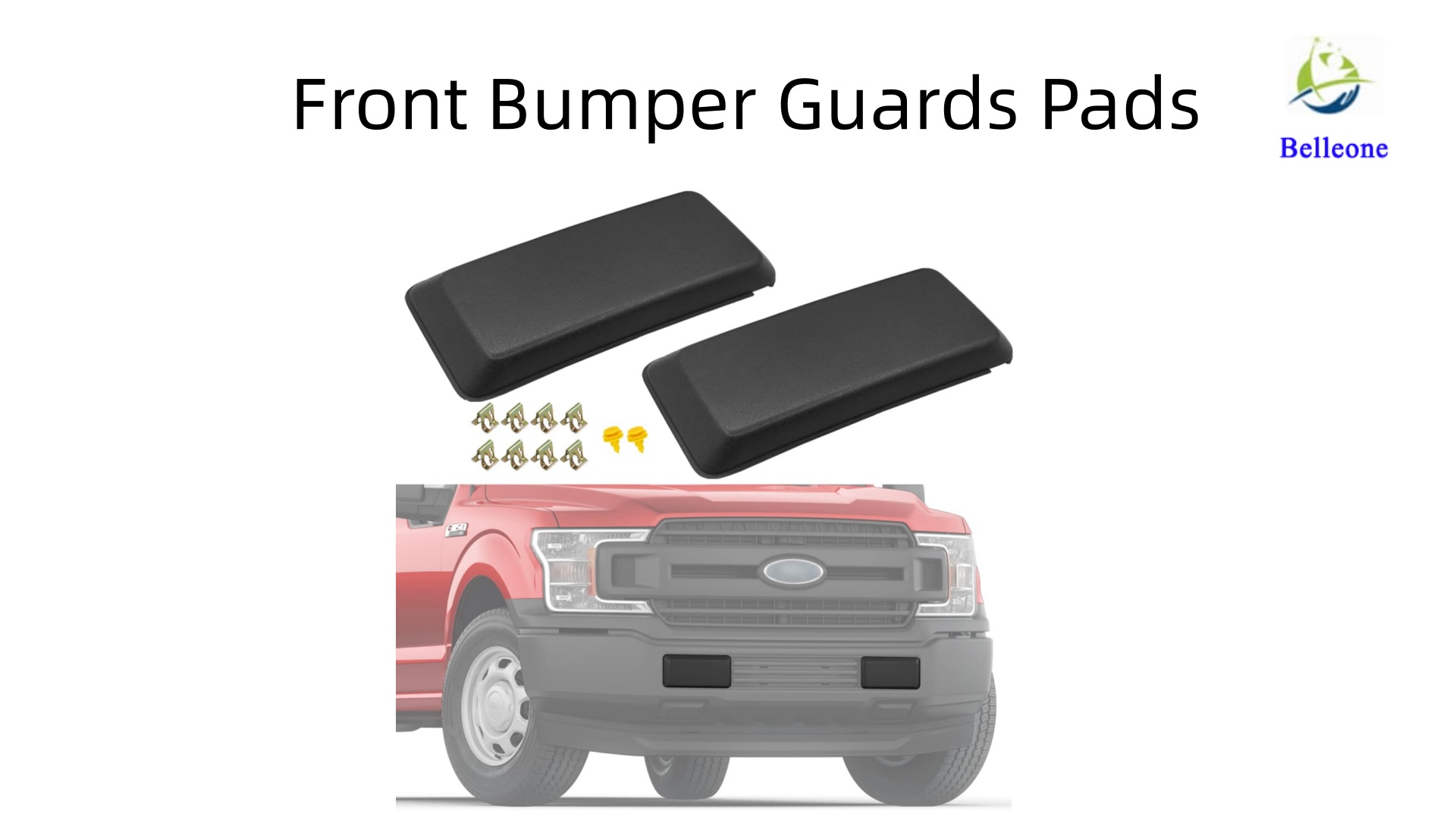 Amazon.com: Belleone Front Bumper Guards Pads Compatible with Ford