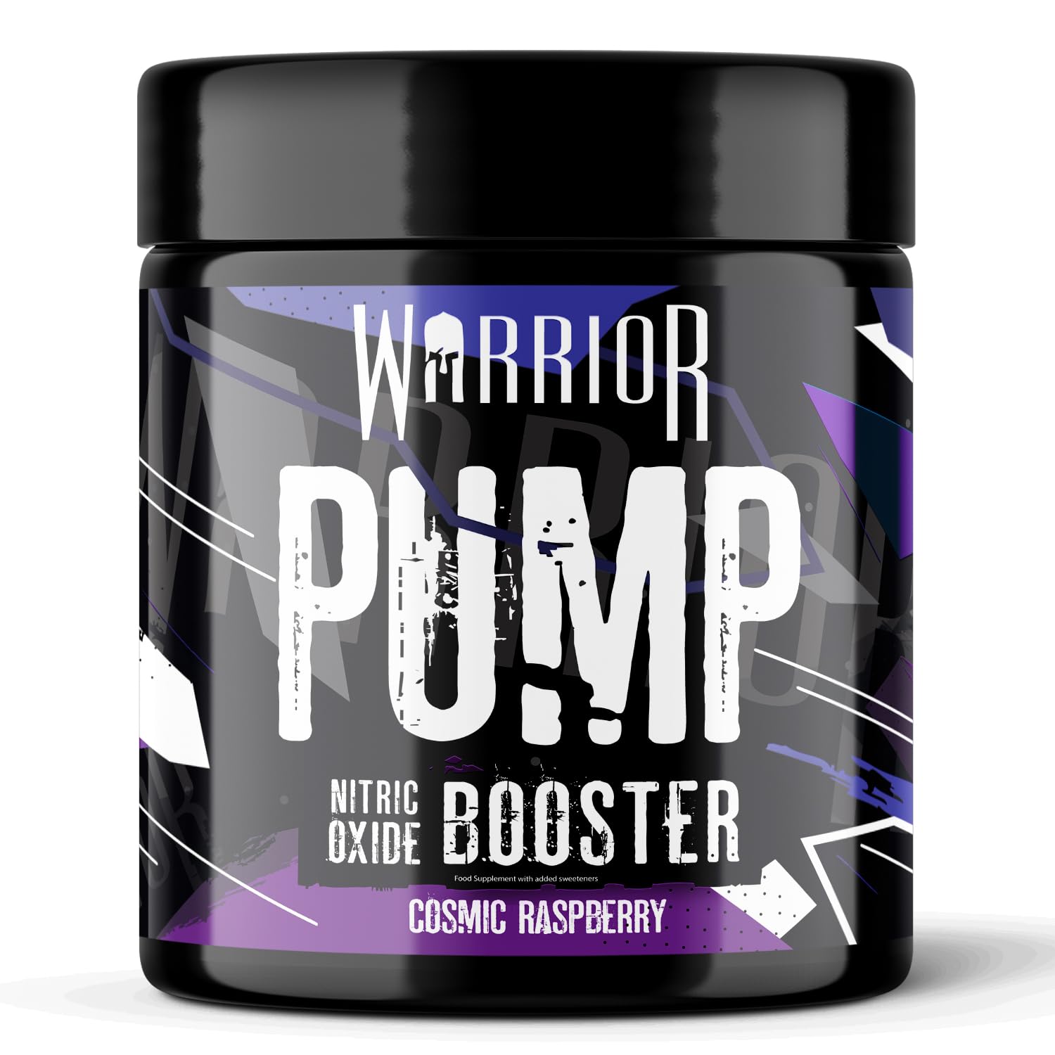 Warrior Pump Pre Workout Powder 225g – Non Stim & Caffeine Free Preworkout Nitric Oxide Supplement – Contains Citrulline Malate, Glycerol, Cyclic Dextrin and Beetroot – 30 Servings, Cosmic Raspberry