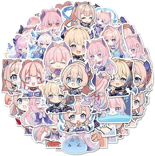 Vista 31 de Adhesivos para Notebook, Teléfono, Decoración Versión Raiden Shogun 84 Piezas