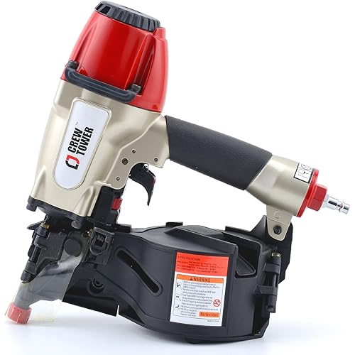 Siding Nail Gun CN565B, 15 Gauge 1-1/4-Inch to 2-1/2-Inch Pneumatic Coil Siding Nailer for Siding Sheathing Fencing Roof Decking