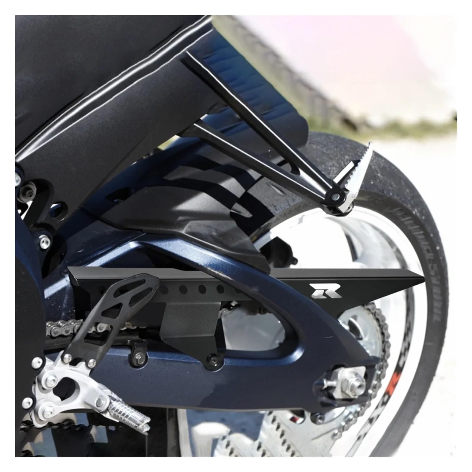 Für Suzuki GSXR 600 750 GSX-R600 GSX-R750 2006-2018 K6 K7 K8 K9 K10 Motorrad Kettenrad Hinterrad Kette Schutz Schutz Abdeckung Kettenradabdeckung