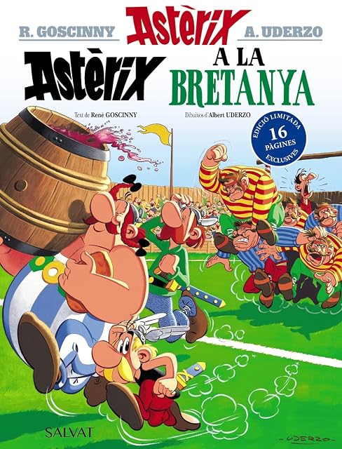 Portada de Asterix a la Bretanya