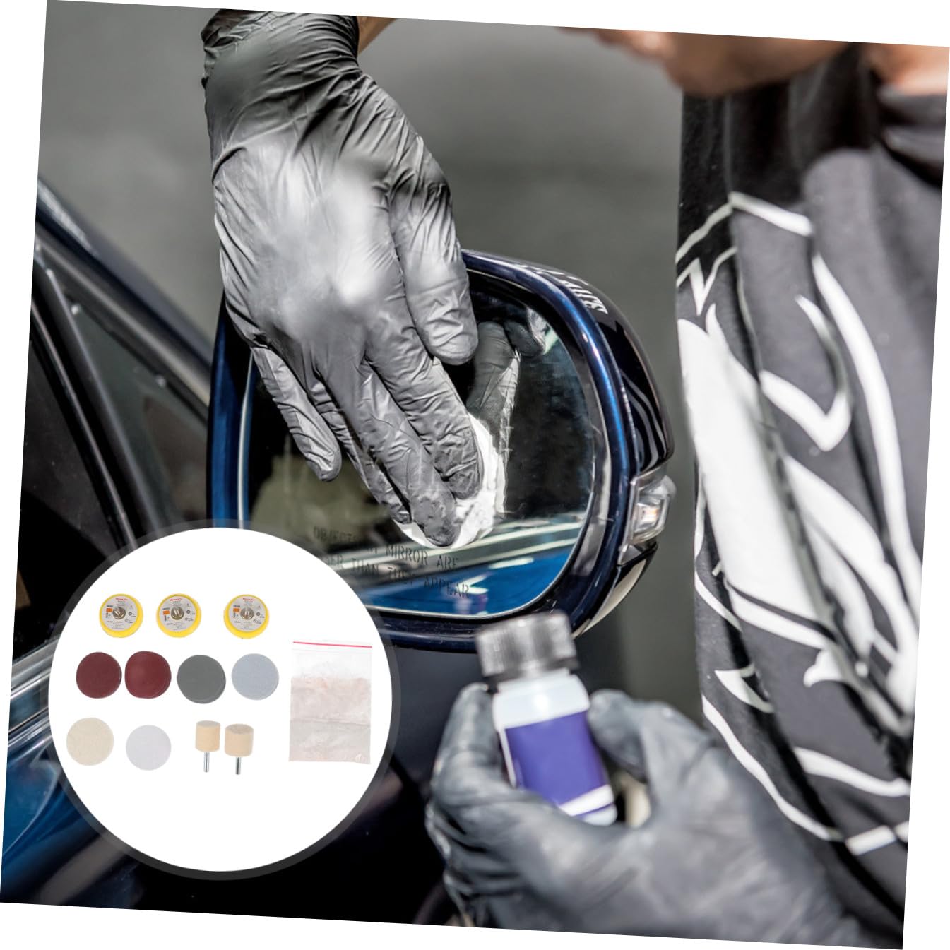 PRETYZOOM Practical Wheels Polishing Accessories Polishing Head Car Buffers and Polishers Kit
