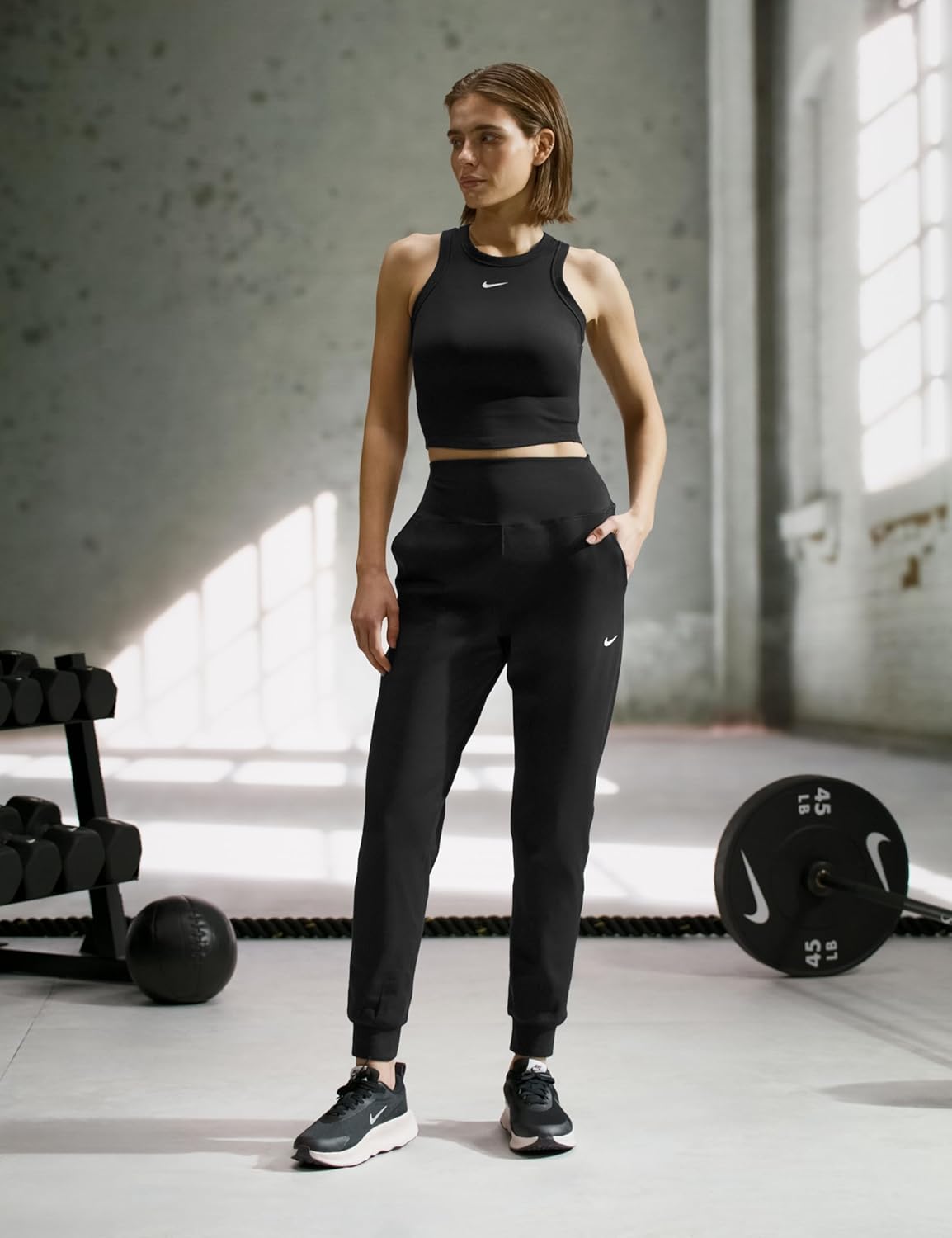 Nike Women's One High-Waisted Full-Length Knit Joggers