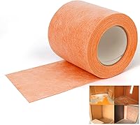 Kauwm Waterproof Shower Membrane 5in x 50ft (21 Sq Ft) - 20 Mil PE Underlayment for Bathrooms, Kitchens & Saunas