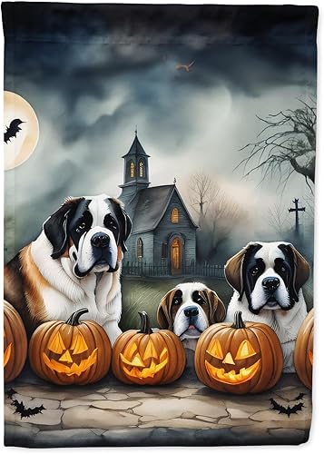 Miniatura 43 de Caroline's Treasures DAC2011GF - Bandera decorativa para jardín de Halloween con diseño de beagle para jardín, jardín, jardín, jardín, multicolor