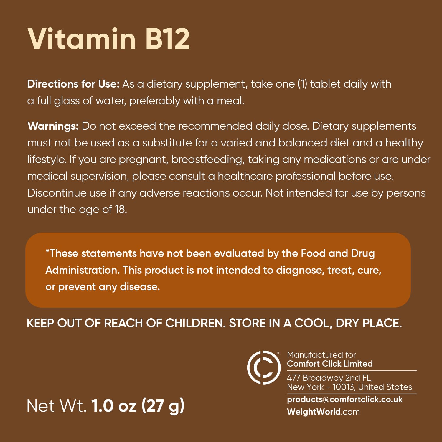 WeightWorld B12 Vitamin 5000mcg | 6-Month Supply | B12 Methylcobalamin Form — Amazon image 7