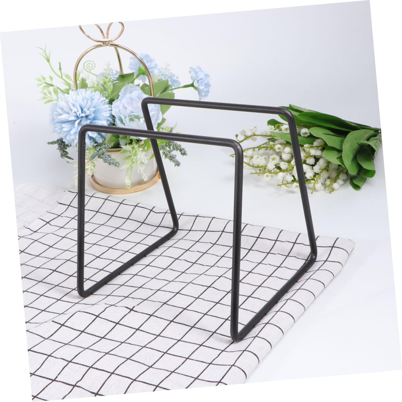 FUNOMOCYA Rack Metal Filter Cup Holder Reusable Coffee Drier Stand Simple Design