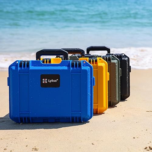 Miniatura 8 de Lykus Titan MM410 - Funda rígida impermeable para DJI Mini 4 ProMini 3Pro y RC2RCRC-N2N1, soporta 7 baterías y cordón RC solo funda