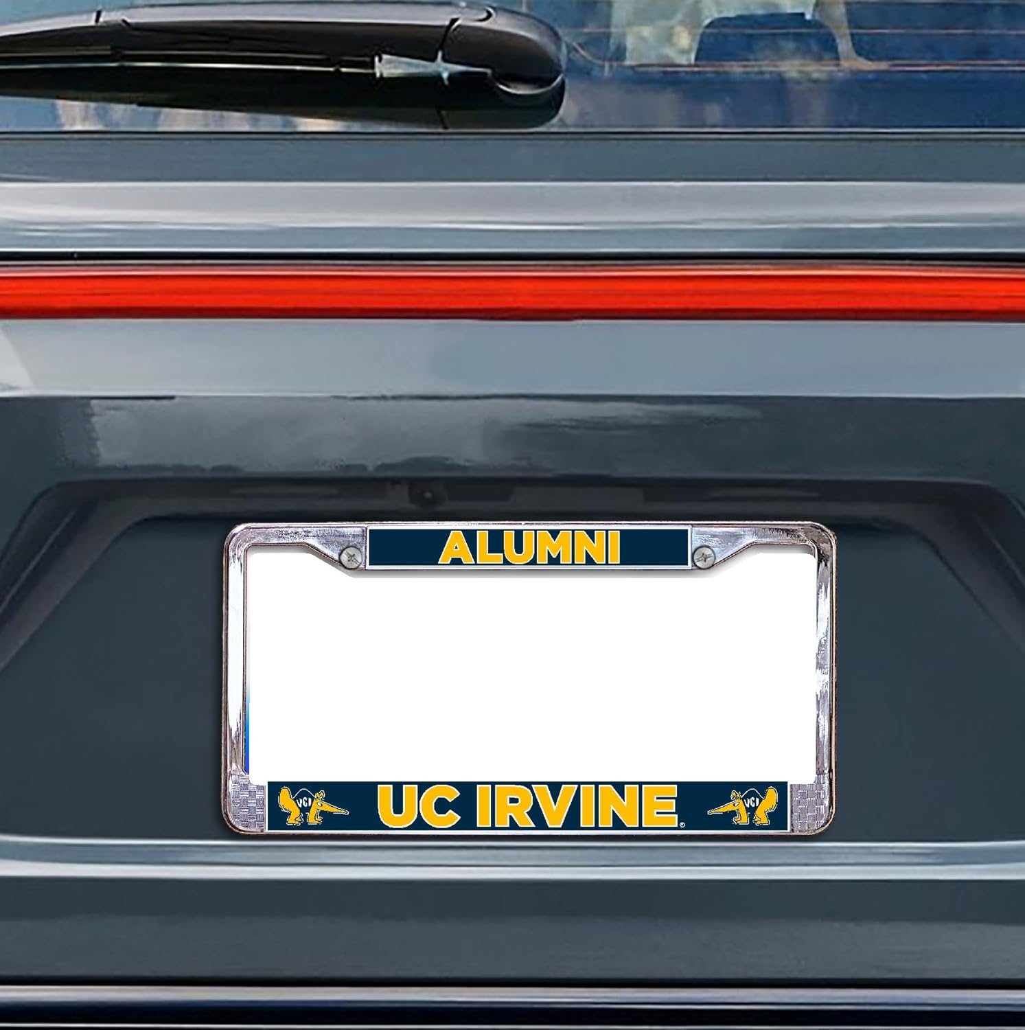 UC Irvine Alumni Chrome License Plate Frame (Officially Licensed Product)