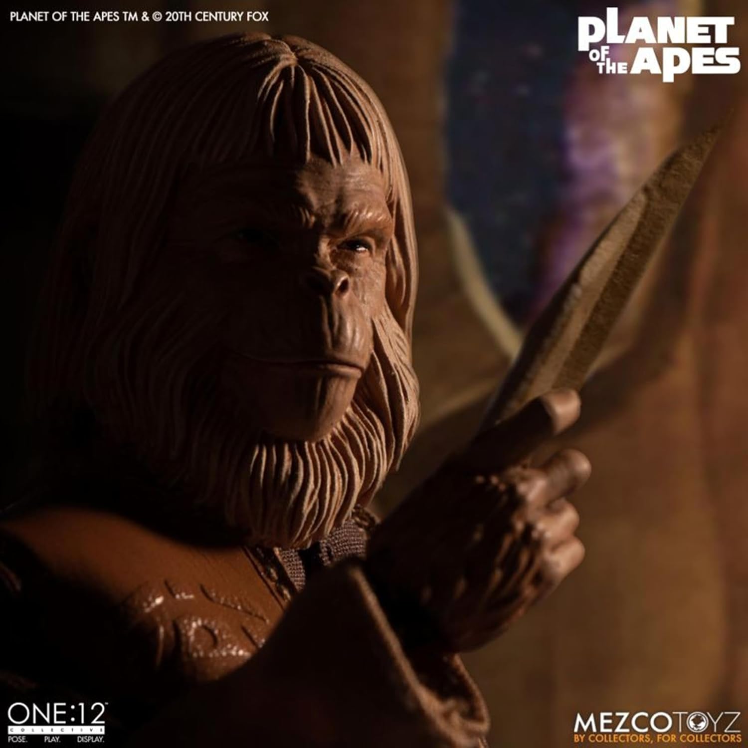 Mezco Toyz One 12 Collective Planet of The Apes (1968) Dr. Zaius, Brown