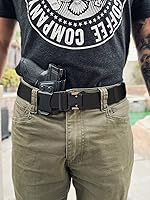 Vista 2 de Cinturones tácticos para hombre, cinturón militar de nailon elástico de 1.5 pulgadas con hebilla de liberación rápida resistente