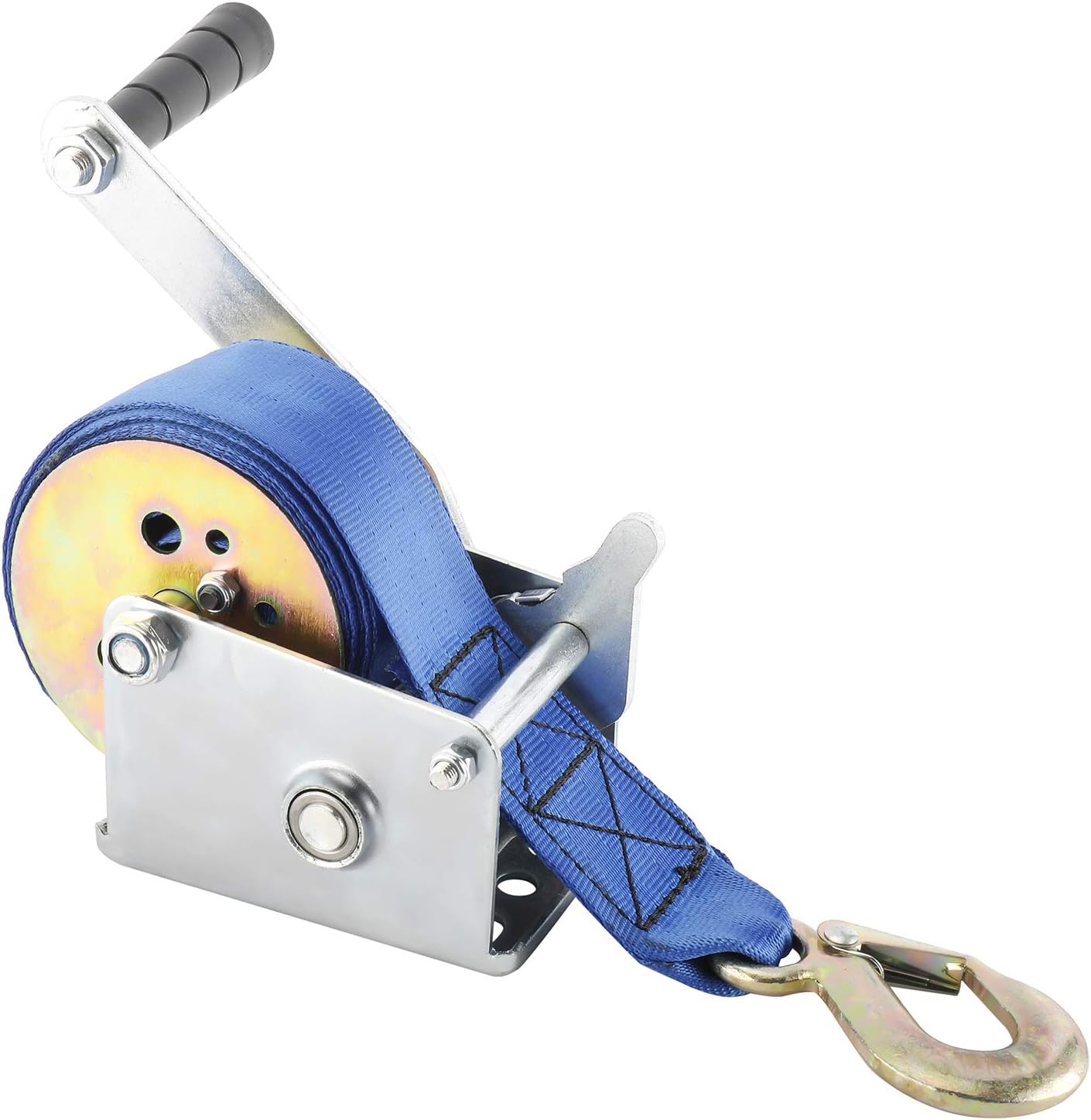 Flash Deals - 60% OFF 8MILELAKE Heavy Duty 600lbs Hand Winch Crank Strap Gear Winch for Trailer Boat ATV Lowest Price 8MILELAKE Heavy Duty 600lbs Hand Winch Crank Strap Gear Winch for Trailer Boat ATV