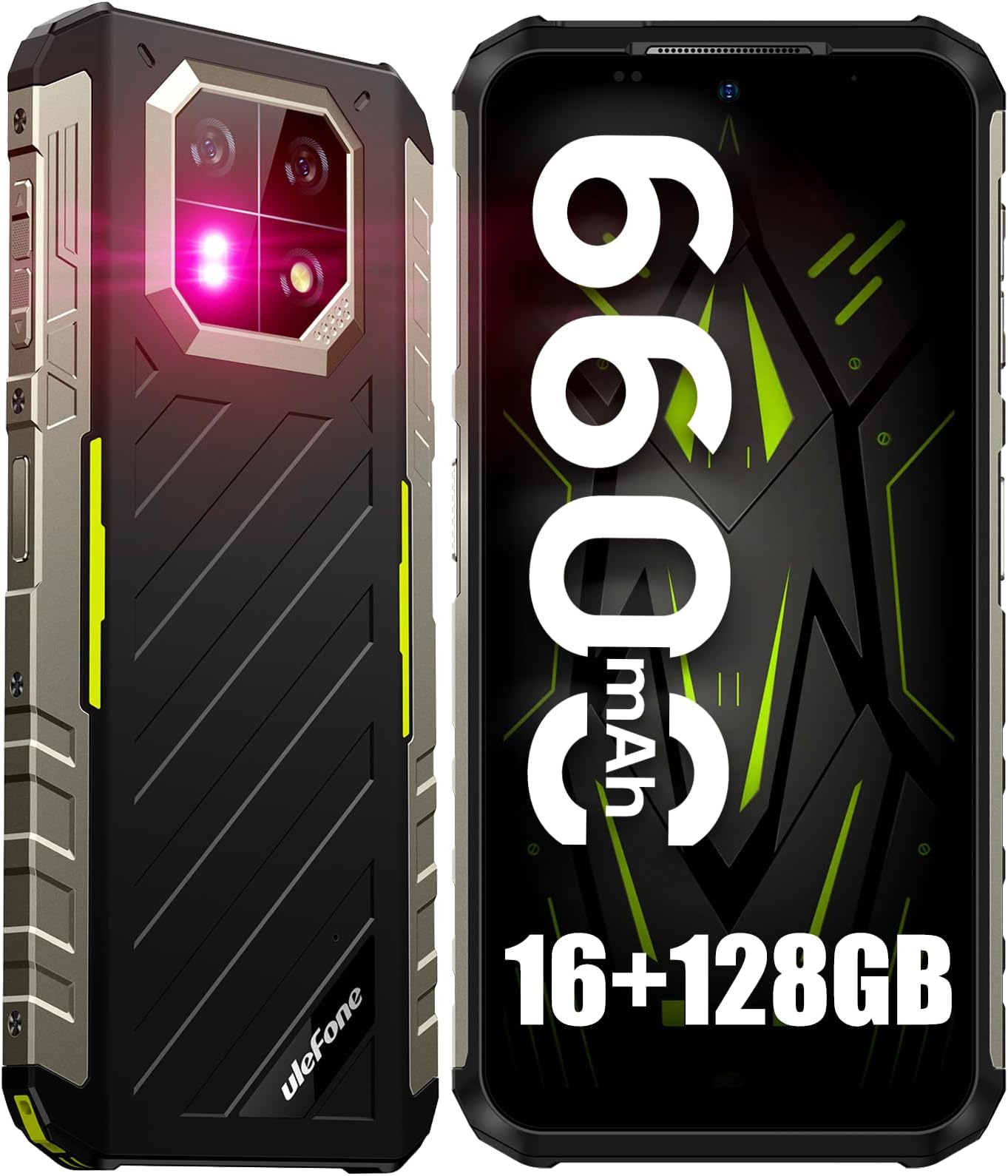 Amazon.com: Ulefone Armor 22 Rugged Cell Phones, 16+128GB, 64MP+64MP ...