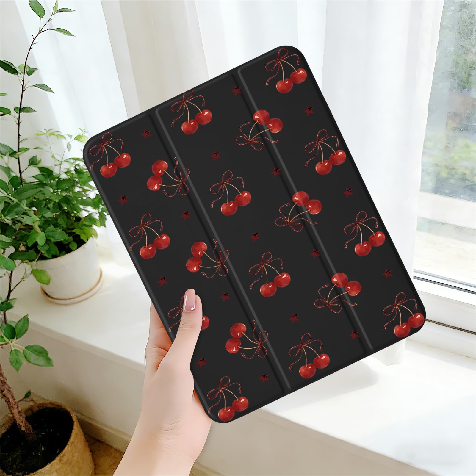 Custodia per iPad da 11 pollici (chip A16) 2025 11a generazione/iPad 10,9 pollici 2022 10a generazione, portapenne integrato con accensione e spegnimento automatico, guscio posteriore in