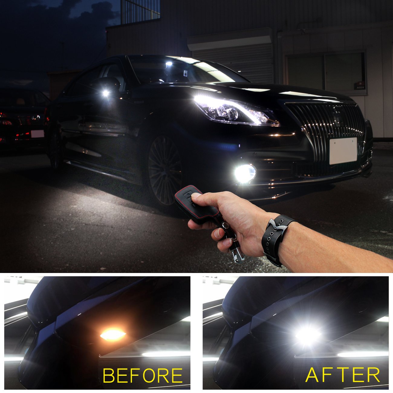 Amazon.co.jp: Crown 210 210 Series Courtesy Welcome Light LED Side 