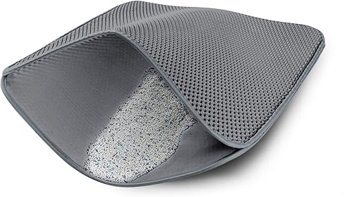 WePet - Tapete de arena para gatos, tapete de doble capa para arena de gatos, sin ftalatos, impermeable a la orina, fácil de limpiar, control de