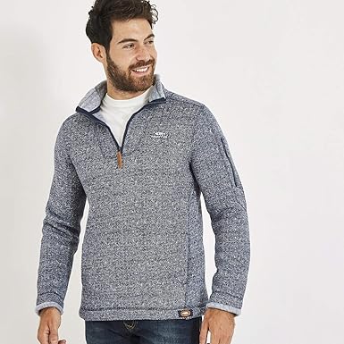 weird fish zip up fleece