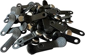 50PCS DS1990A F5 iButton I-Button electronic key IB TAG Black