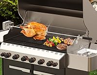 Vista 4 de Kit de rotisería de reemplazo con parrilla universal Onlyfire - Varilla hexagonal / motor eléctrico de acero inoxidable, 45