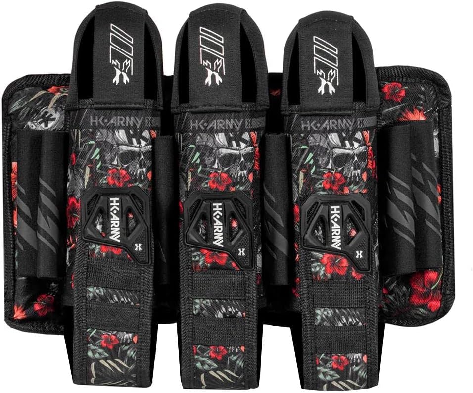 HK Army 3+2 Eject Paintball Harness Pod Pack - Tropical Skull
