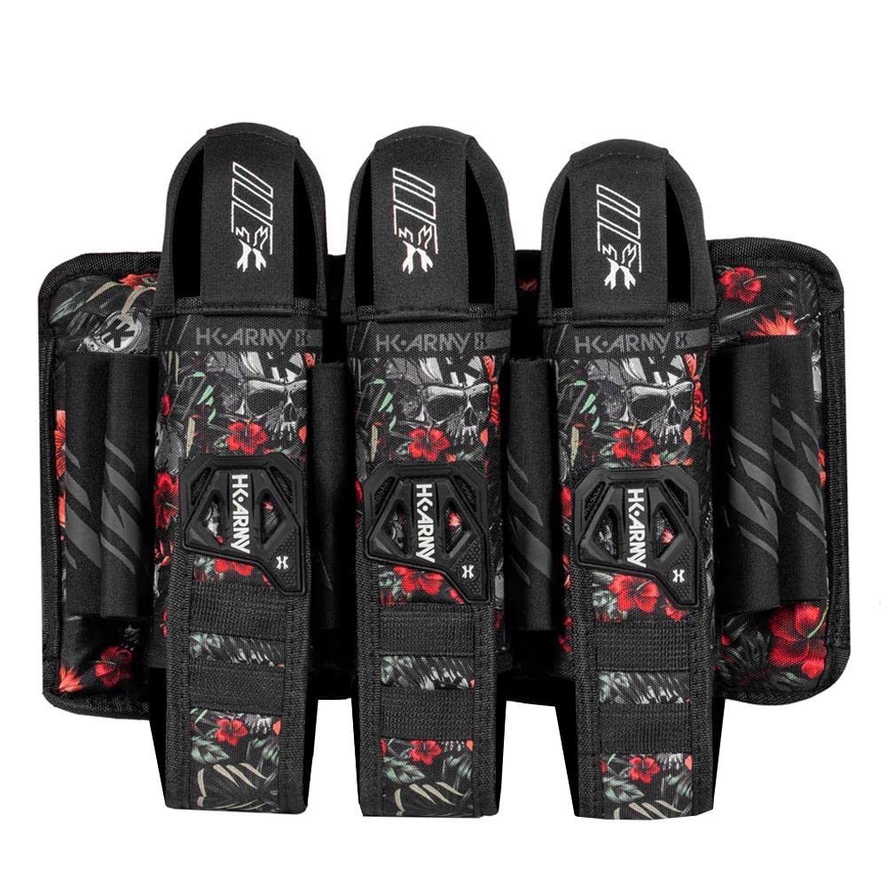 HK Army 3+2 Eject Paintball Harness Pod Pack - Tropical Skull