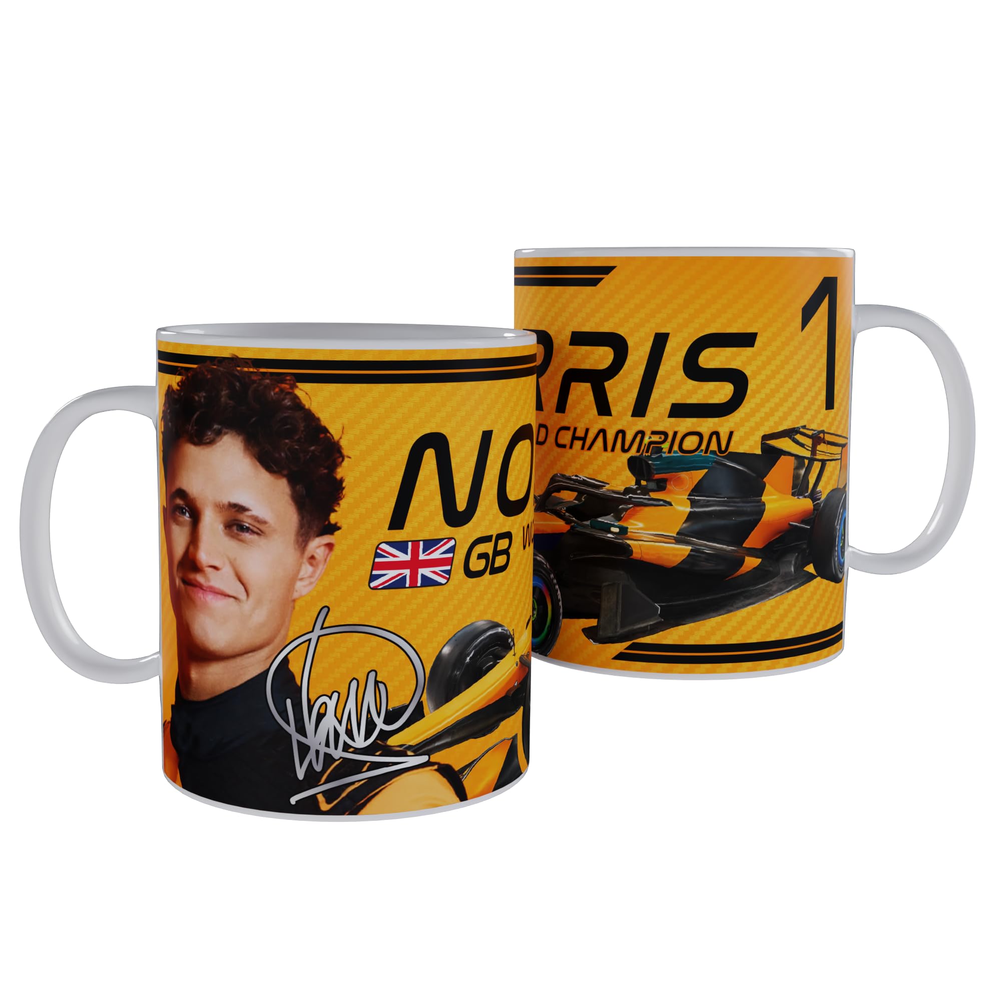 Norris Mug F1 Inspired Racing Fan Gift 11oz Ceramic Mug 2026 (Orange)