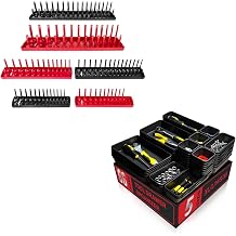 AIUITIO 6PCS Socket Organizer Tray Set + 66PCS Tool Box Organizer Tray 5 Sizes