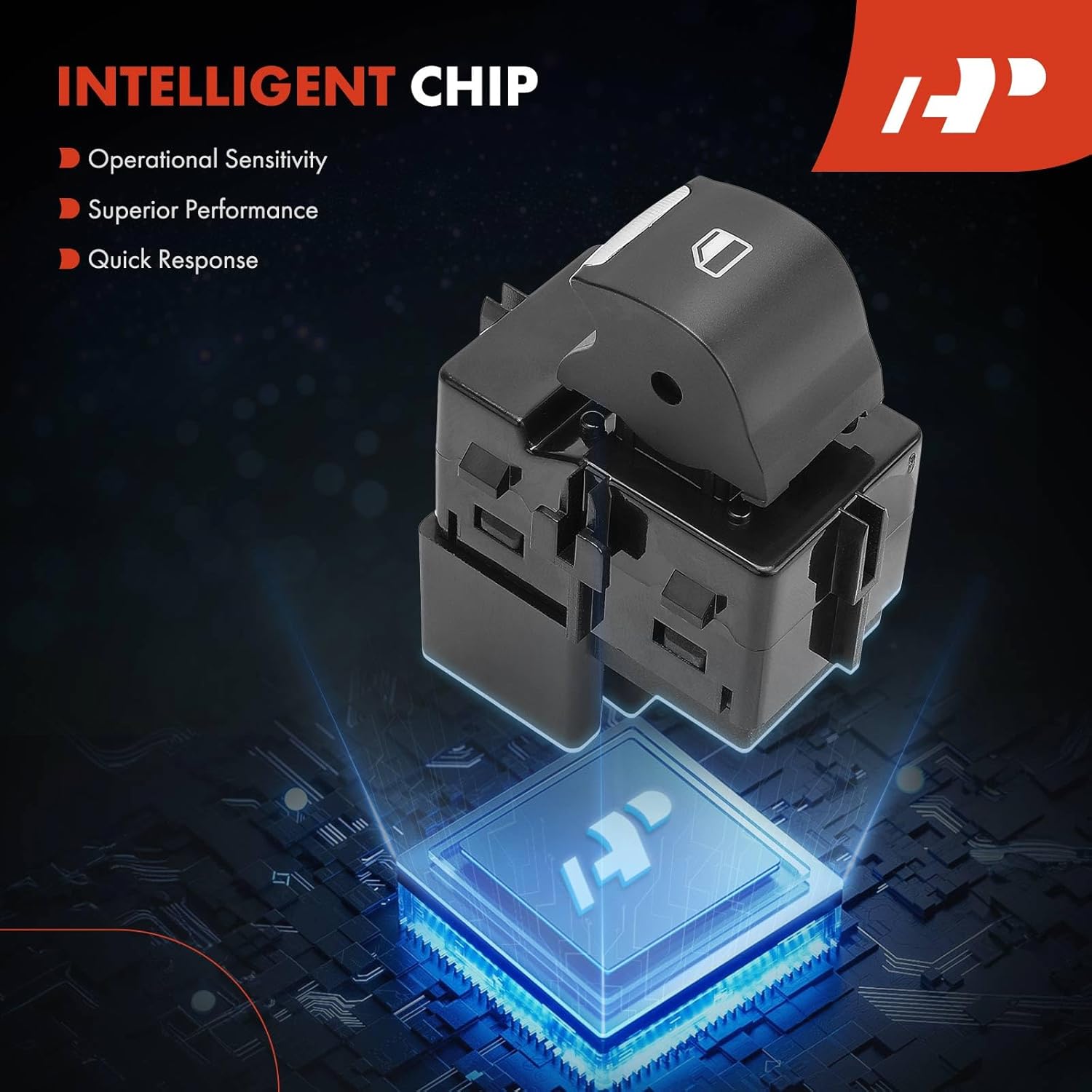 A-Premium Power Window Switch Compatible with Ford Explorer 2011-2019, Taurus 2013-2019, Police Interceptor Sedan 2013-2019, Police Interceptor Utility 2013-2018