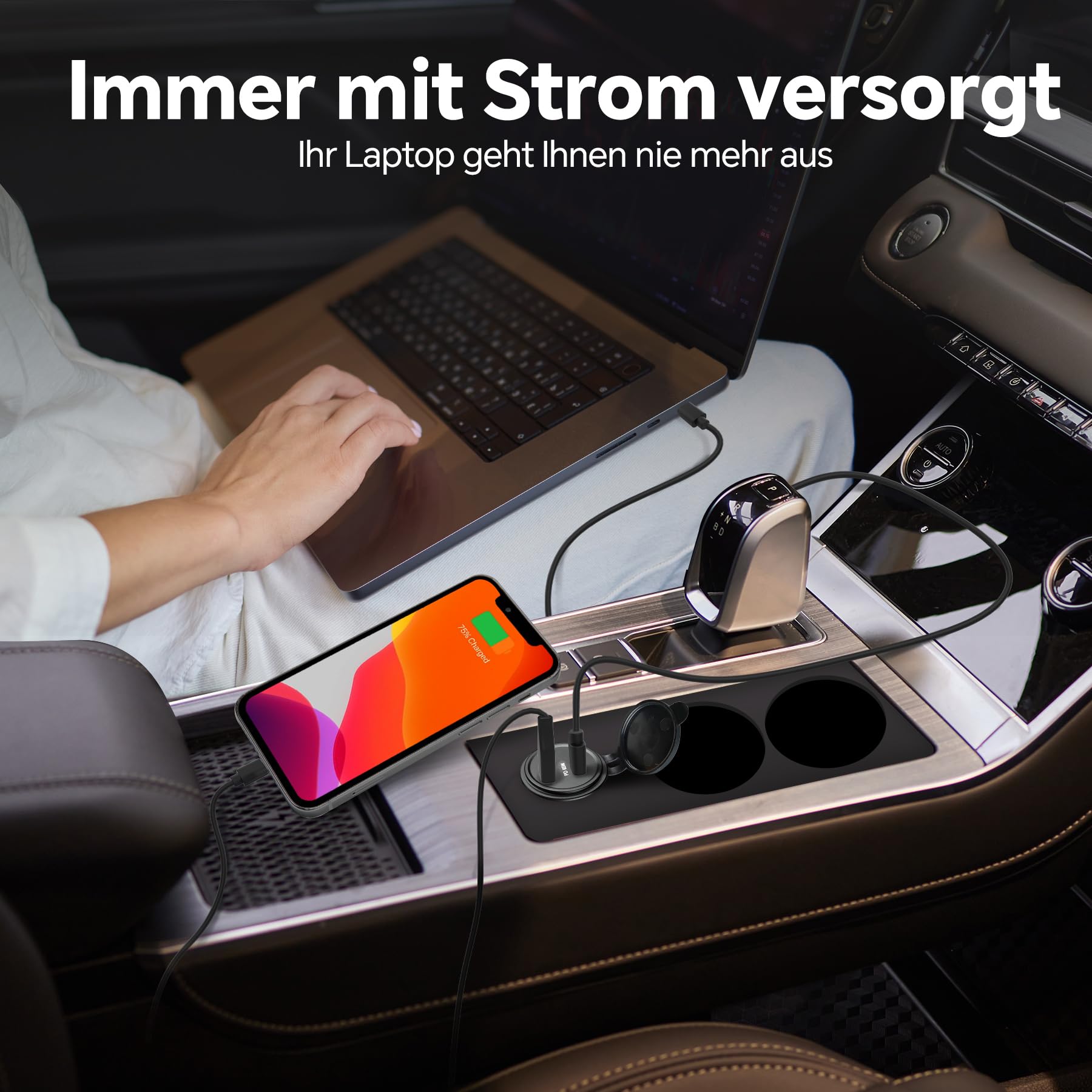 acegoo 12V USB C Steckdose 65W PD & 18W QC, Wohnmobil Auto USB Dose Buchse 12 Volt KFZ Zigarettenanzünder Wasserdicht Laptop Ladegerät für Camper Auto Motorrad Boot LKW Wohnwagen, 2 Stück