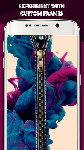 Colorful ink Zipper Screen : Wonderful Theme Zip Lock – vue 3