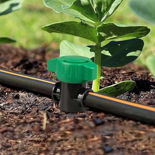 Miniatura 9 de Paquete de 21 tapones universales para riego por goteo, cierre de extremo de figura 8 para tubo de goteo de 12 pulgada