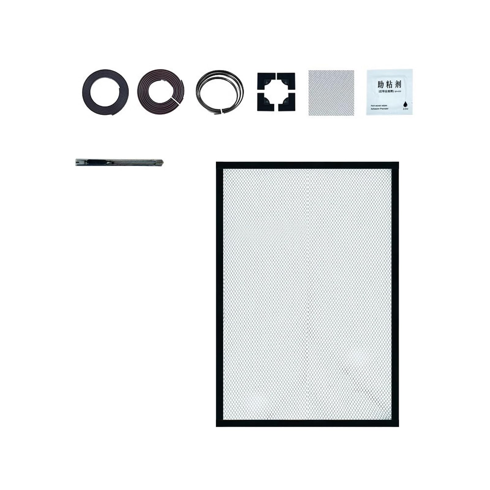 LUCKGONI Magnetic Aquarium Cover with Fixed Clip for Fish Tanks and Easy Installation