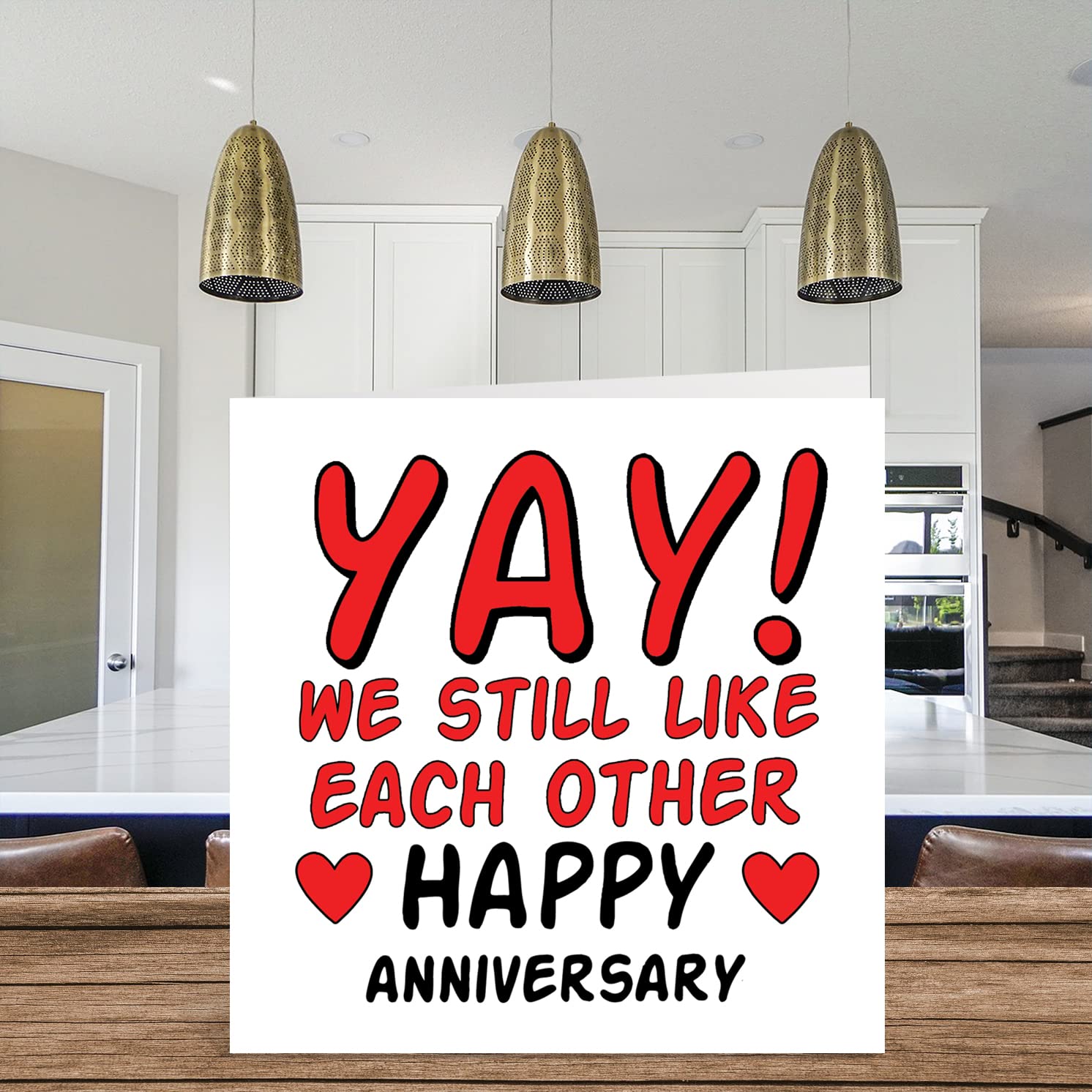 Biglietto Divertente 54° Anniversario Di Matrimonio Moglie O Marito 19724  Giorni Insieme Con Scritta \, image size:1492x1492