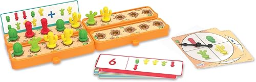 Miniatura 7 de hand2mind Cactus Counting Desert Juego de actividades matemáticas de diez marcos, contadores de colores para niños, materiales de matemáticas