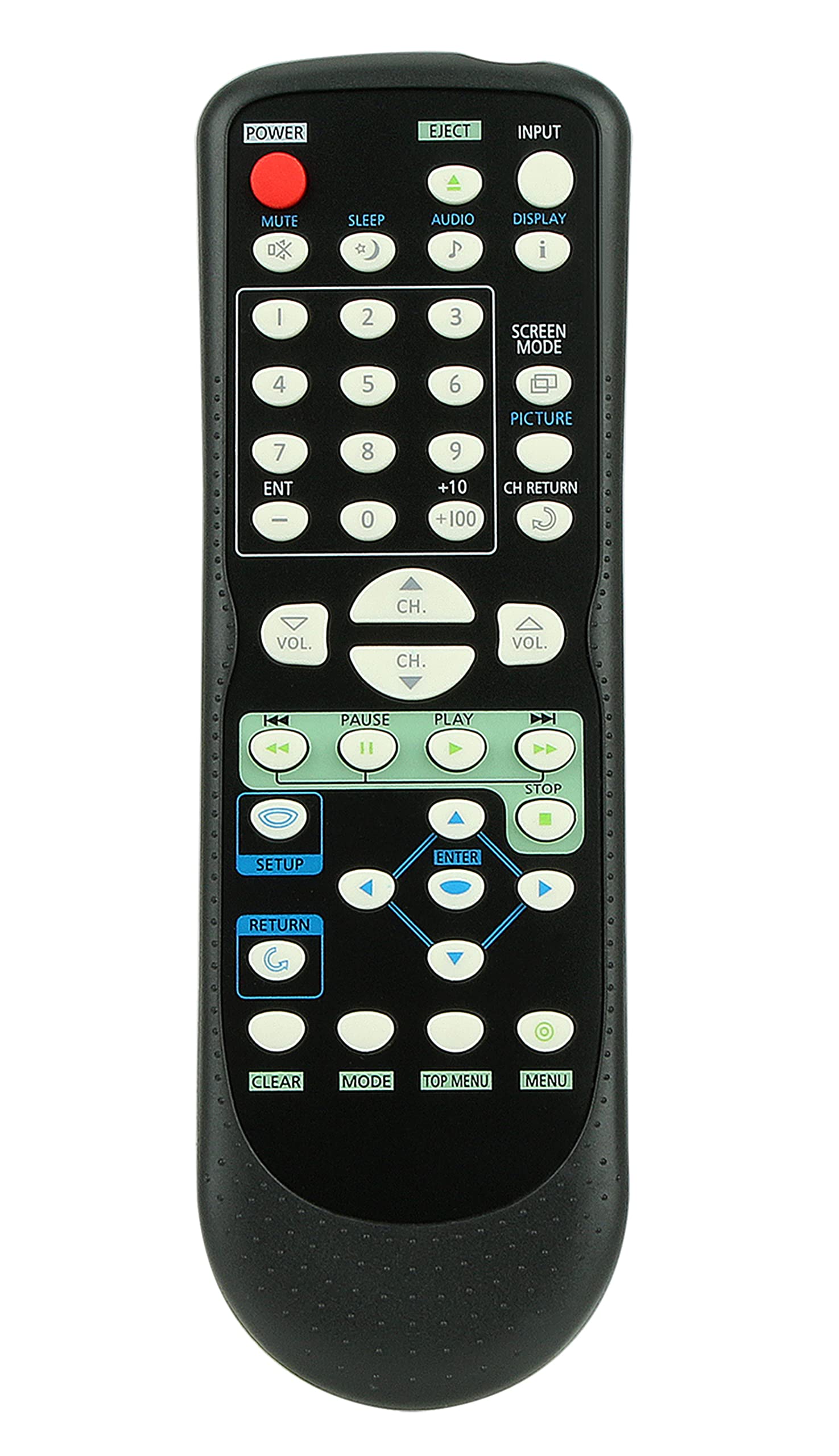 Télécommande de rechange NF605UD pour TV DVD Emerson Sylvania