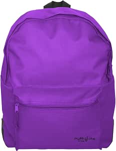 Sac à Dos à Cordes Grafoplás - 36 X 47 Cm - Poche Extérieure Zippée - Modèle Urba Bleu - Pour école, Sport, Randonnée
